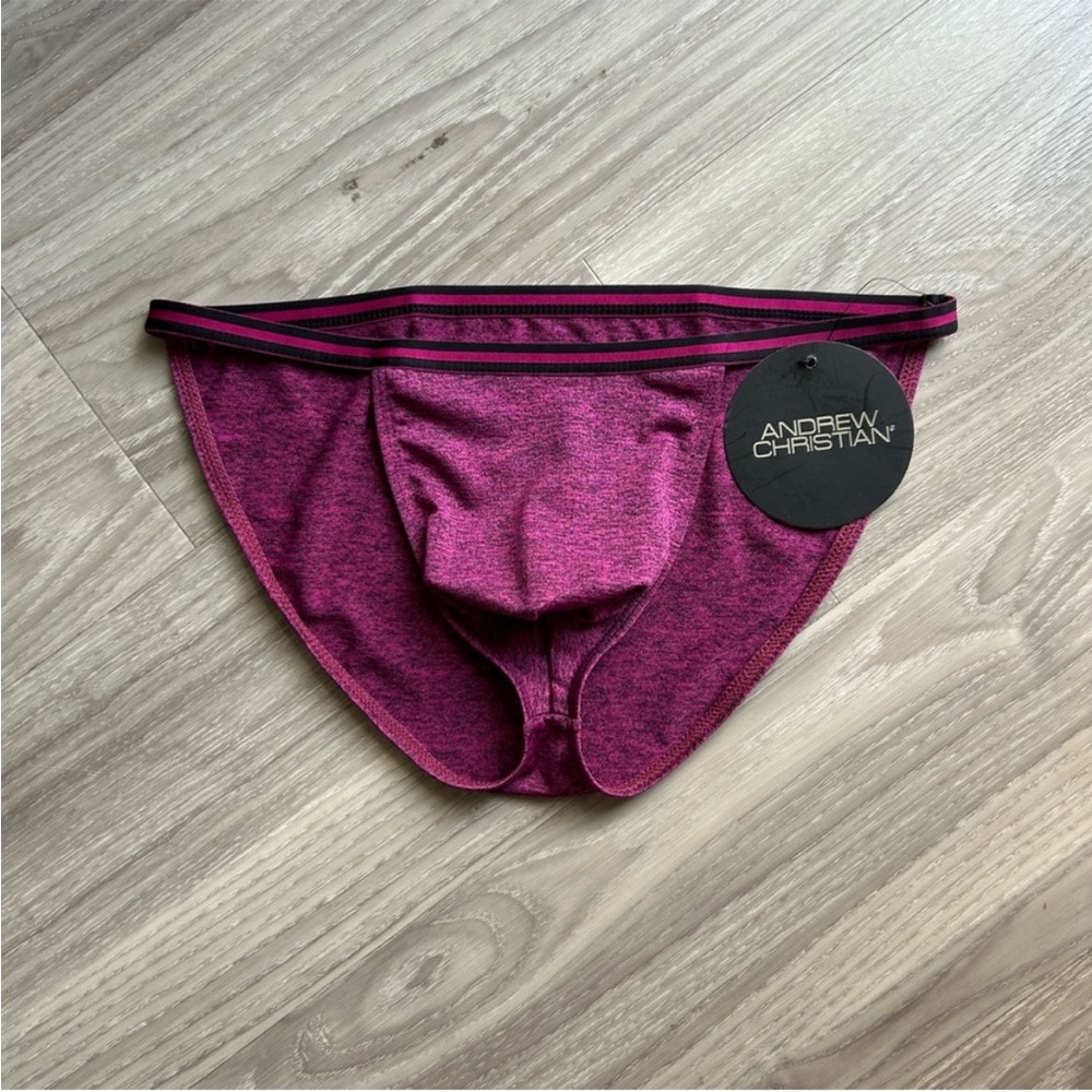 Andrew Christian | Archer Sports Brief with Almost Naked in Magenta (Small)
